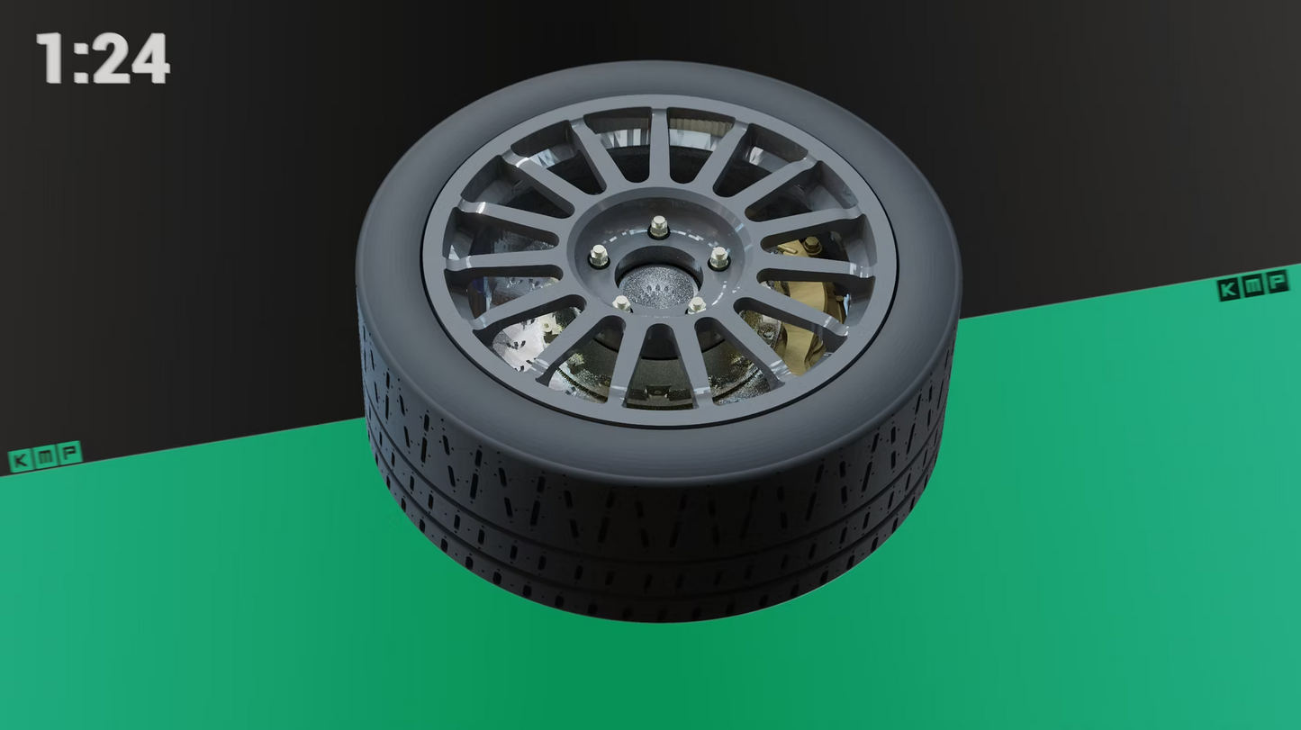 Toyota Yaris Rally1 Hybrid tarmac set 1/24 for BELKITS