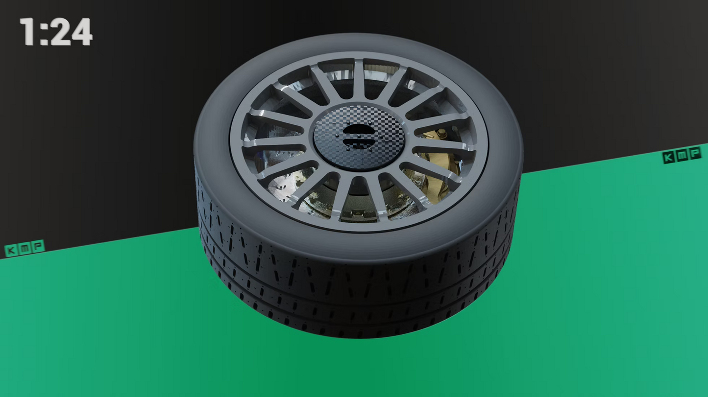 Toyota Yaris Rally1 Hybrid tarmac set 1/24 for BELKITS