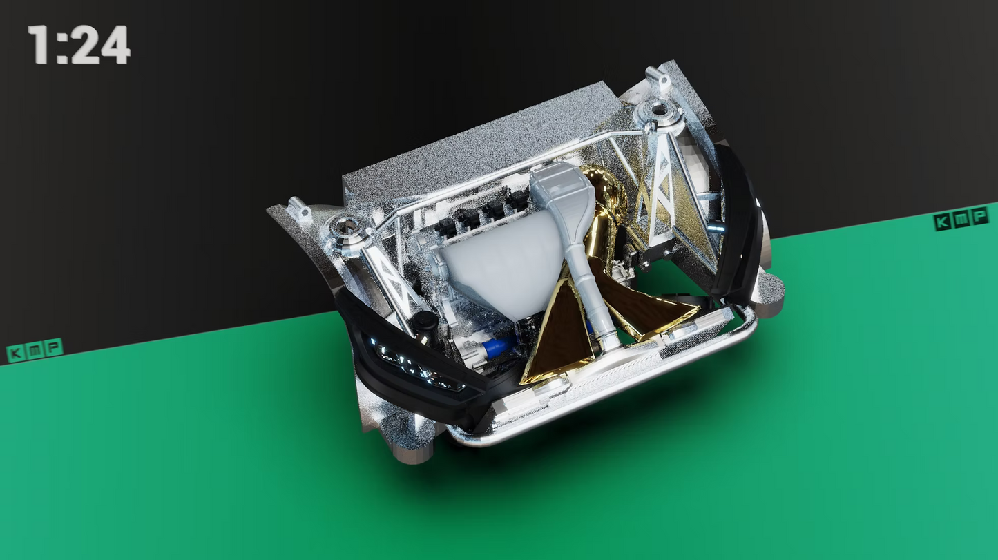 Transkit Toyota Yaris Rally1 Hybrid Engine set - 1/24 for BELKITS