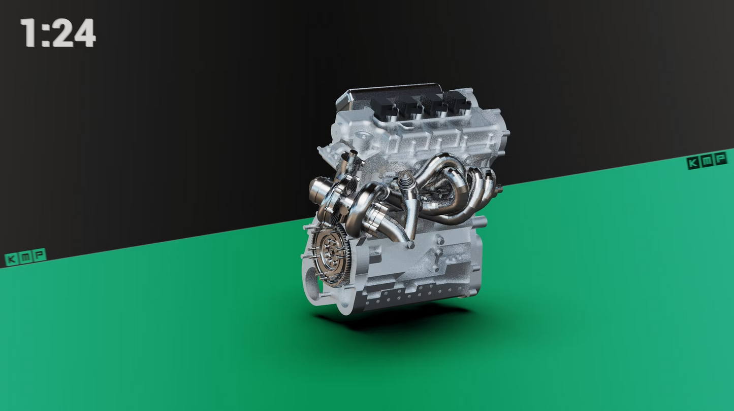 Transkit Toyota Yaris Rally1 Hybrid Engine set - 1/24 for BELKITS