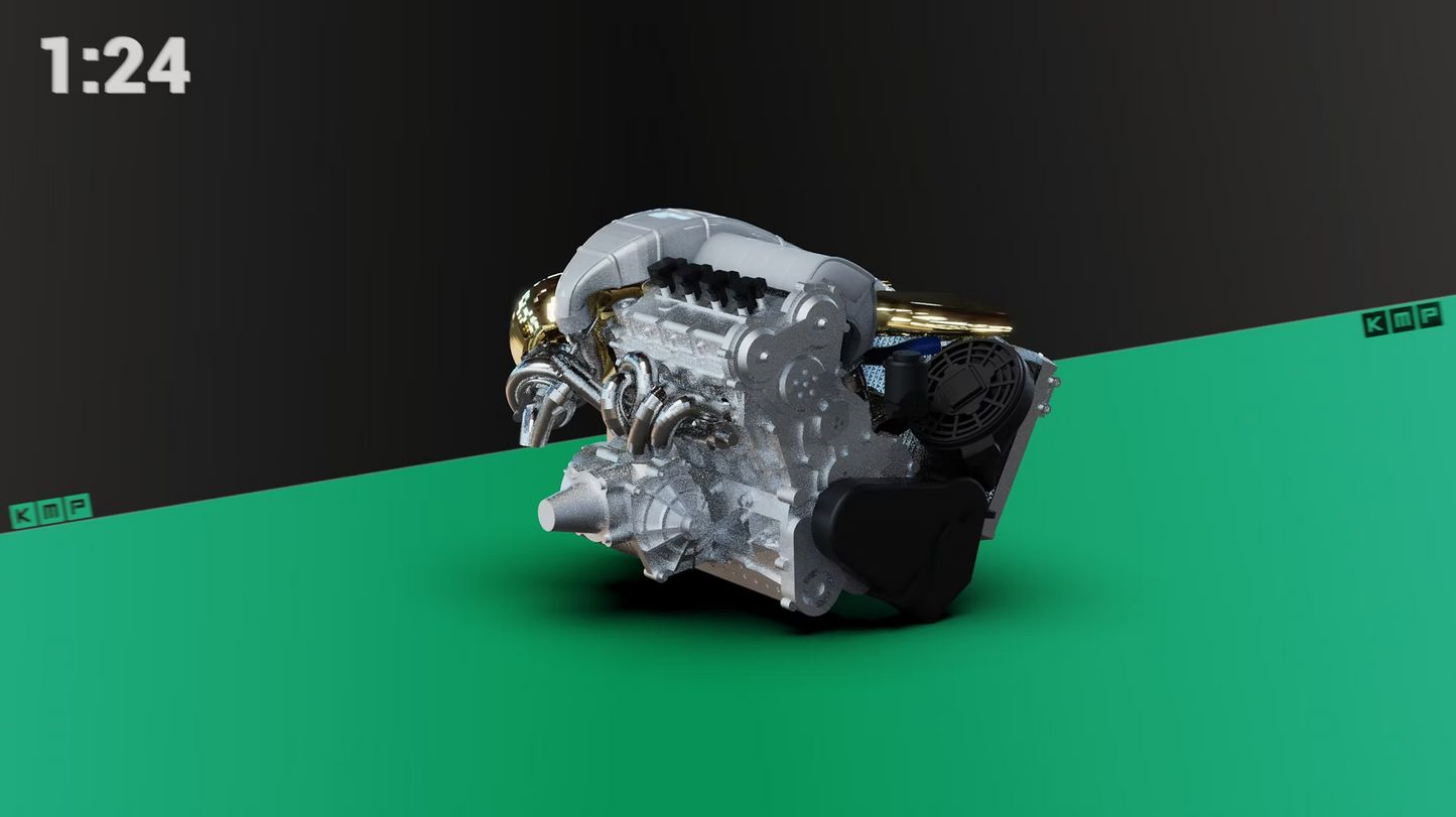 Transkit Toyota Yaris Rally1 Hybrid Engine set - 1/24 for BELKITS