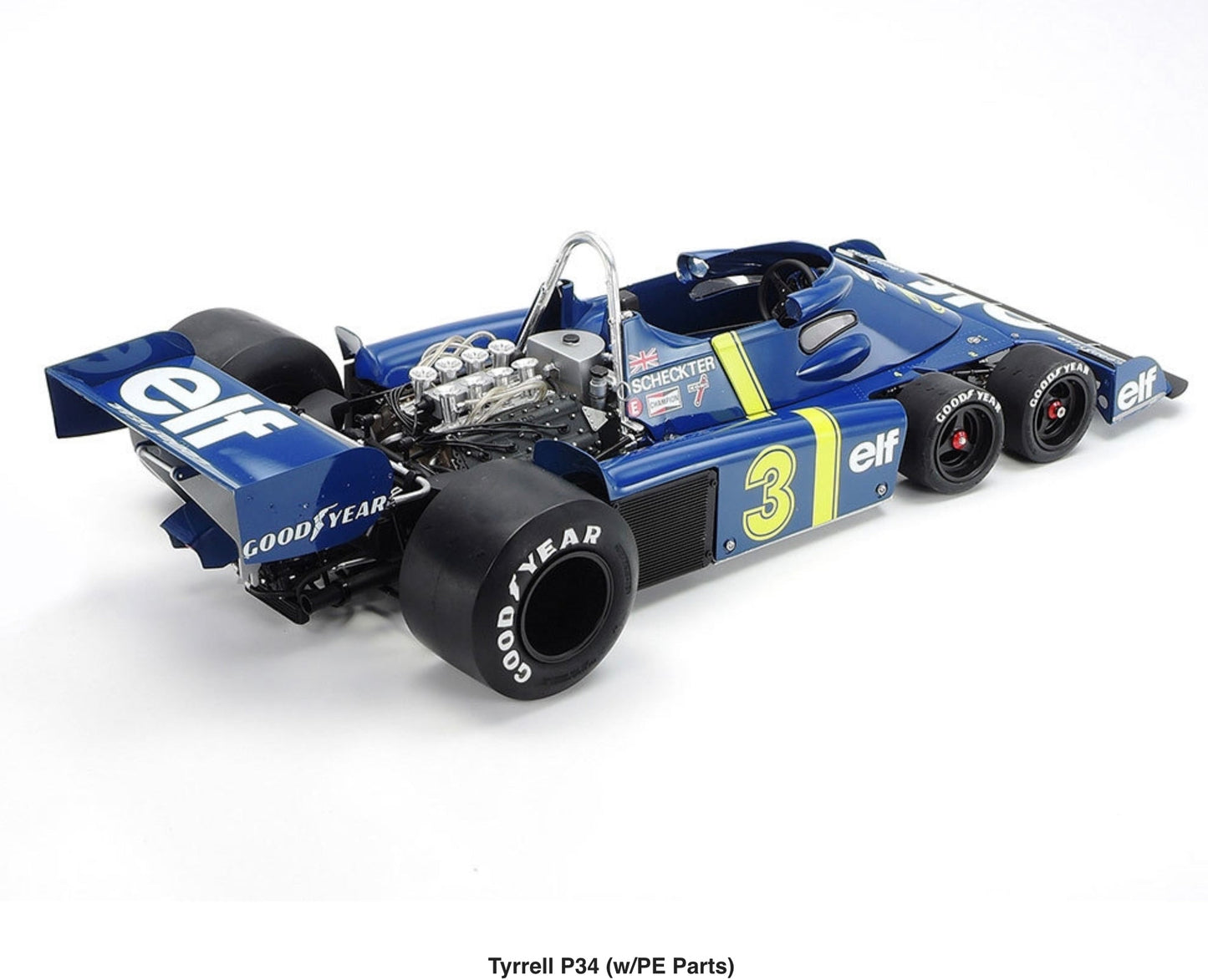 TYRRELL FORD P34 SIX ROUES ELF - F1 GRAND PRIX JAPON 1976 - GRANDE ÉCHELLE 1/12 