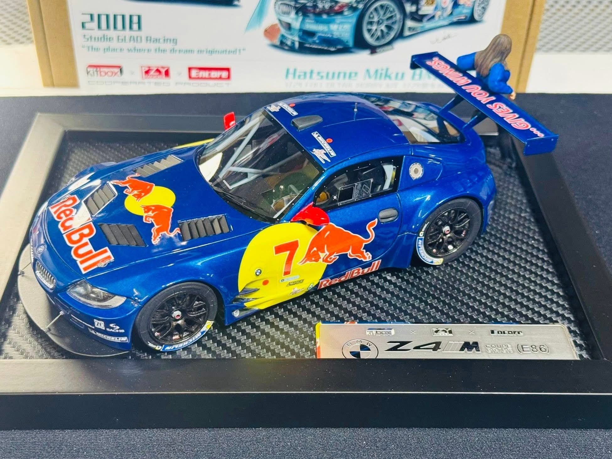 BMW Z4M Coupe E86 GTR/GT3 - Hatsune Miku & Red Bull - Autobacs