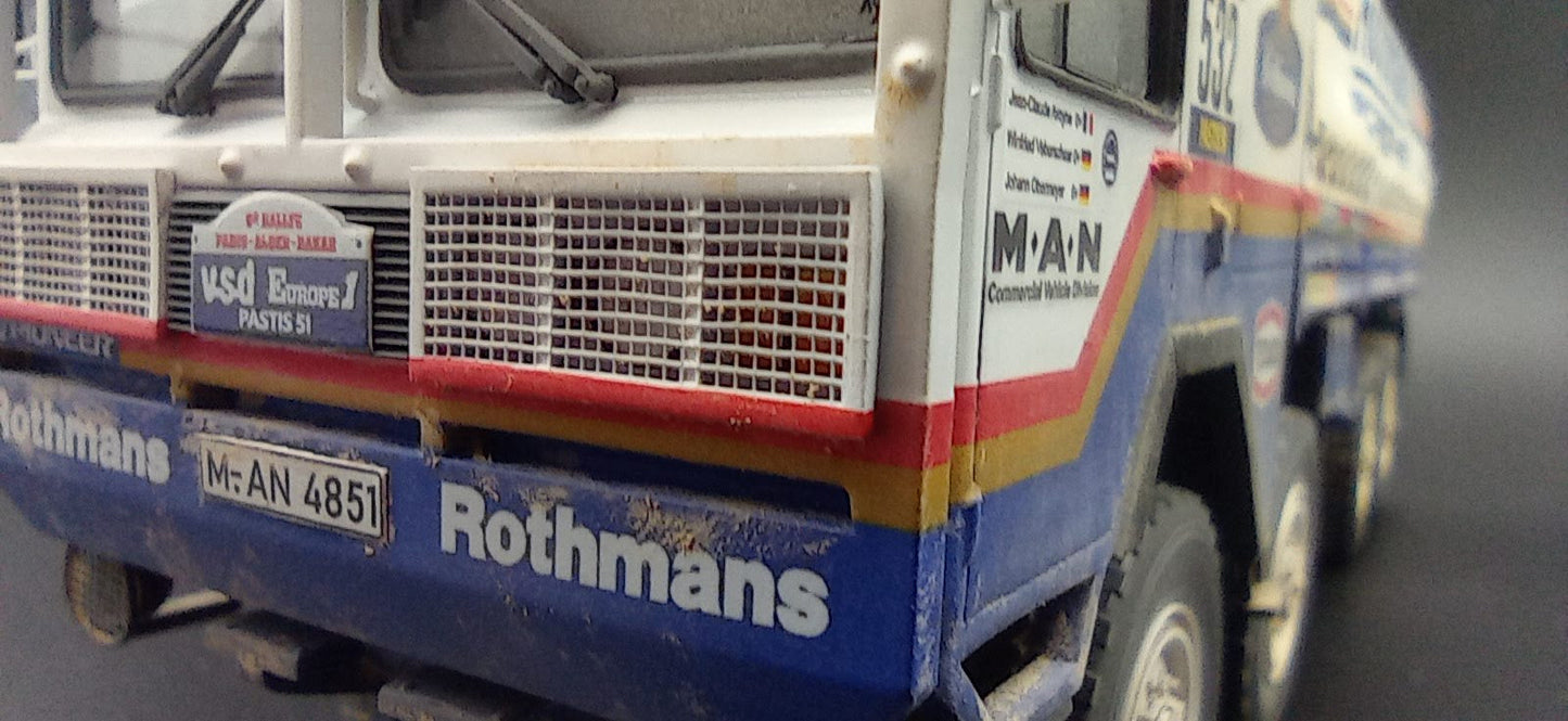 MAN 8X8 PORSCHE TEAM ROTHMANS - PARIS DAKAR 84/85