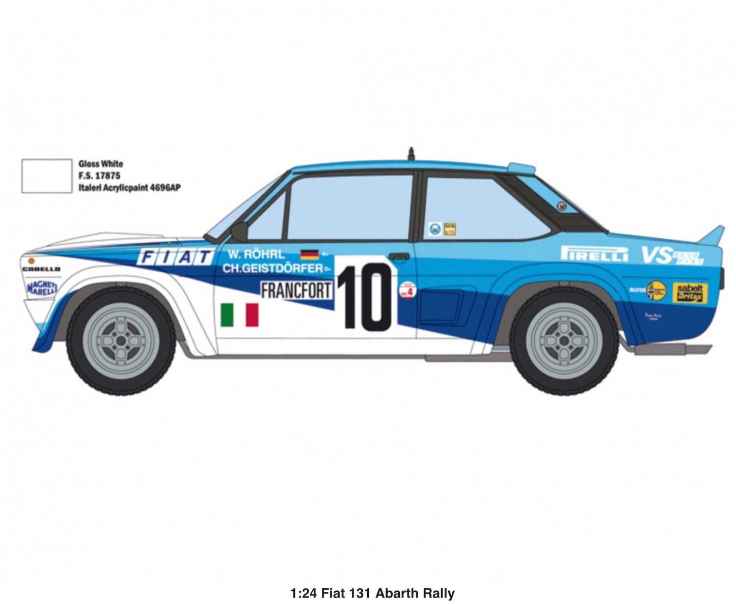 RALLYE FIAT 131 ABARTH - RALLYE MONTE CARLO 1980 