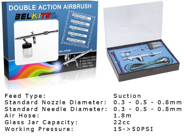 AIRBRUSH - SUCTION FEED WITH DOUBLE ACTION