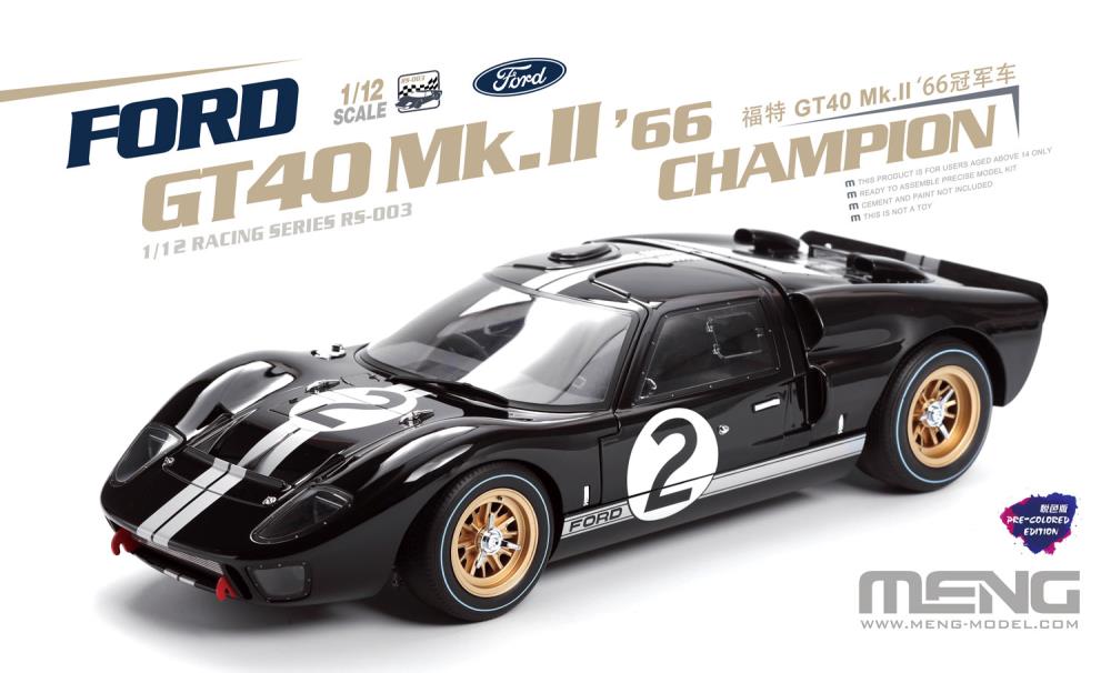 Ford GT40 Mk.II ’66 Champion (Pre-colored Edition)