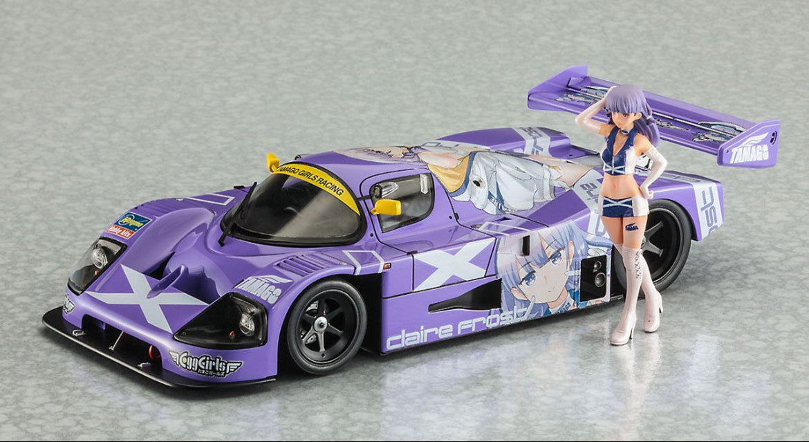 SAUBER MERCEDES C9 CLAIRE FROST WITH FIGURE