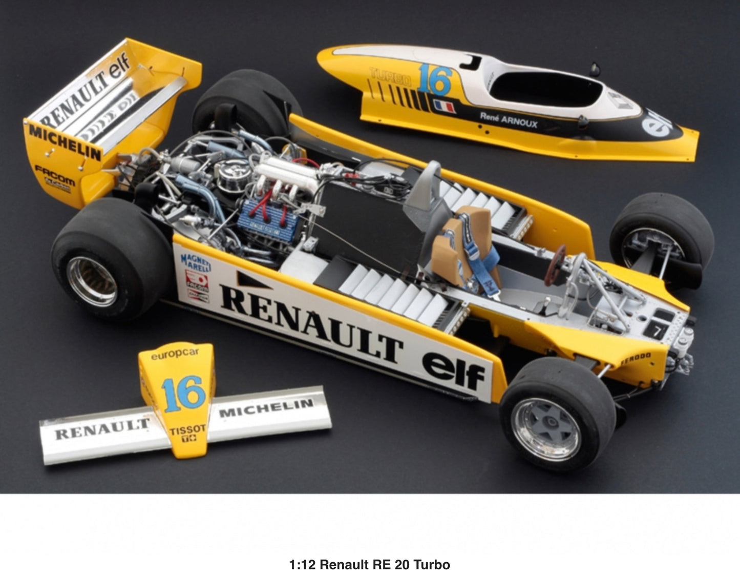 RENAULT RE20 TURBO - RENAULT ELF - F1 1980