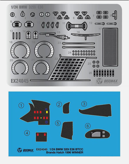 DETAIL SET UP BMW 320I E36 BTCC BRANDS HATCH 1996 WINNER