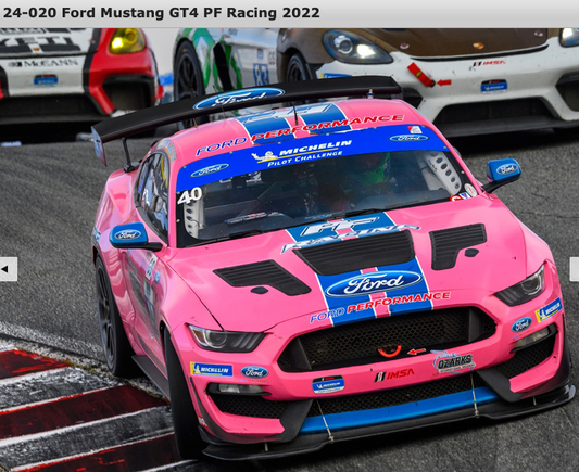 DECALS FORD MUSTANG GT4 PF RACING TEAM - OZARKS - IMSA MICHELIN PILOT CHALLENGE 2022