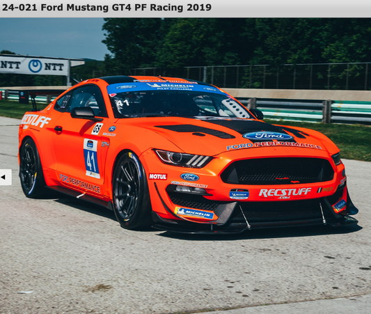 DECALS FORD MUSTANG GT4 PF RACING TEAM - RECSTUFF - IMSA MICHELIN PILOT CHALLENGE 2019