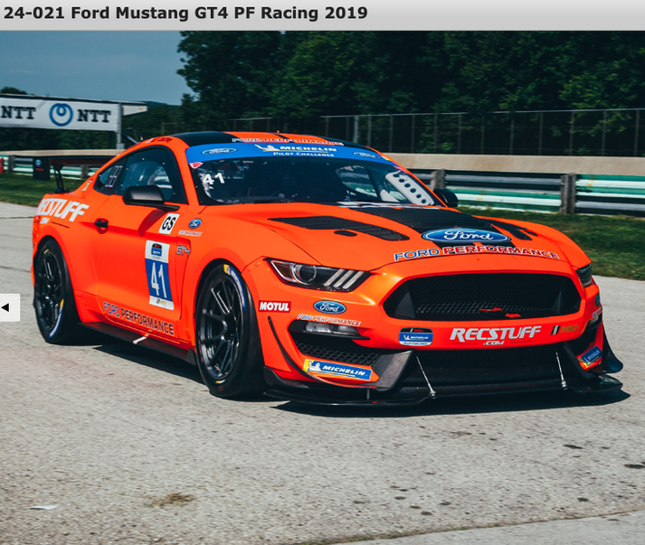 DECALS FORD MUSTANG GT4 PF RACING TEAM - RECSTUFF - IMSA MICHELIN PILO ...
