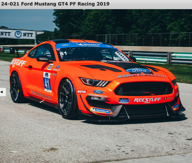 DECALS FORD MUSTANG GT4 PF RACING TEAM - RECSTUFF - IMSA MICHELIN PILO ...