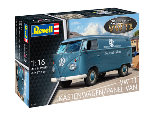 VOLKSWAGEN TRANSPORTER T1 PANEL VAN - 1/16 SCALE - 75º ANNIVERSARY