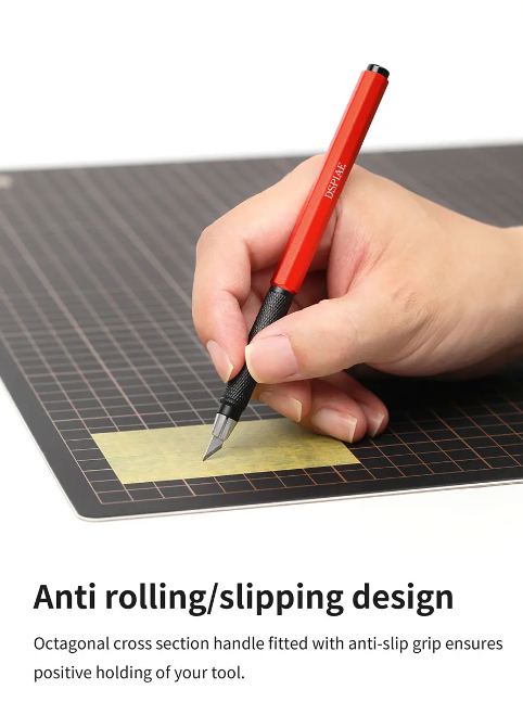 Aluminium alloy broad blade hobby knife