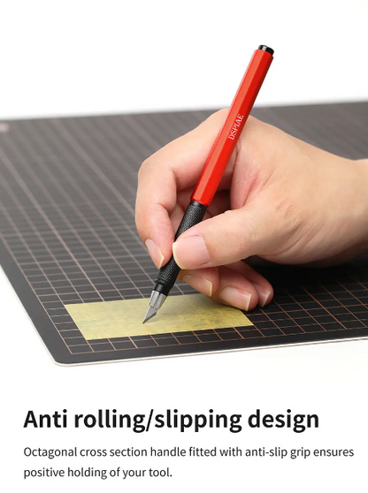 Aluminium alloy broad blade hobby knife