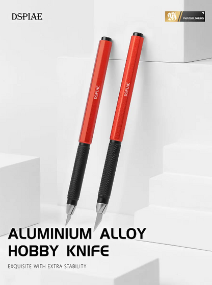 Aluminium alloy broad blade hobby knife