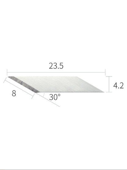 Aluminium alloy narrow blade hobby knife