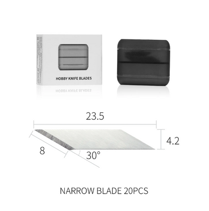 Aluminium alloy narrow blade hobby knife