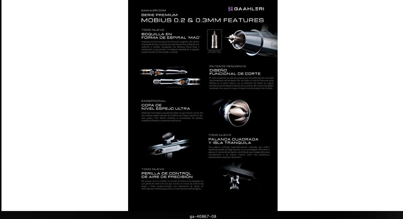 MOBIUS 0.3MM PREMIUM SERIES AIRBRUSH