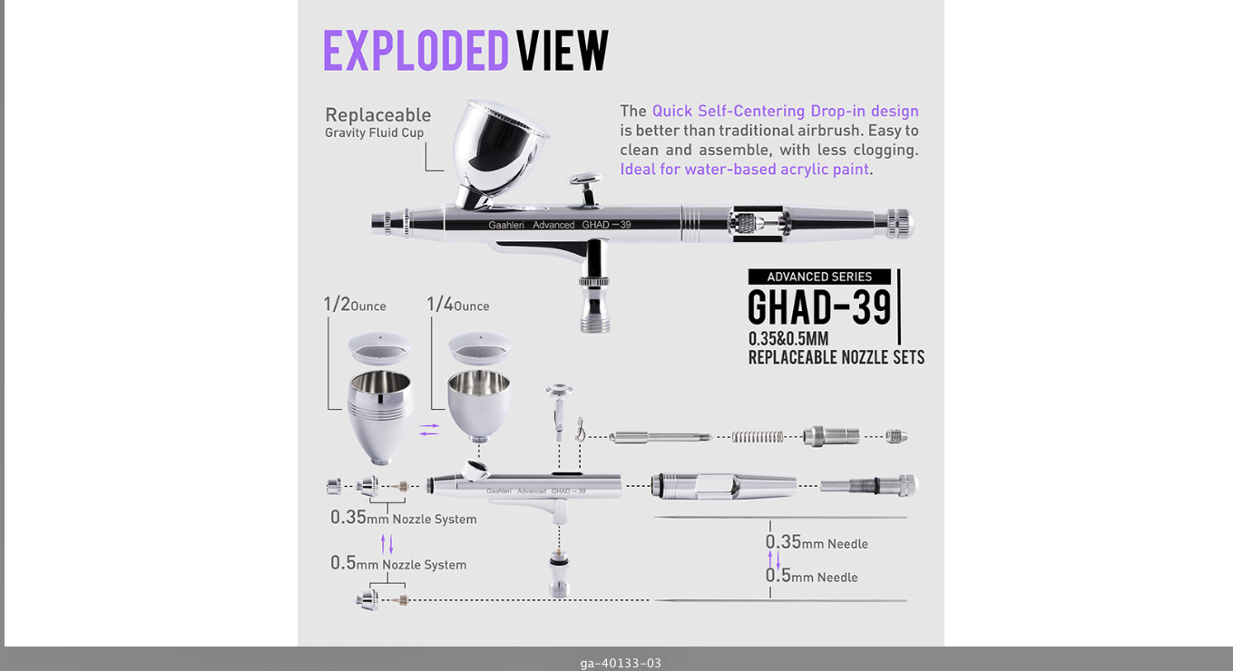 GHAD-39 ADVANCED SERIES AIRBRUSH