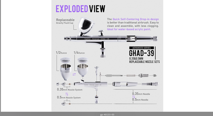 GHAD-39 ADVANCED SERIES AIRBRUSH