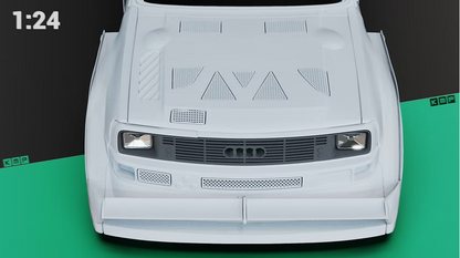 Audi Sport Quattro S1 E2 - Pikes Peak Climb Hill Race 1987 Transkit