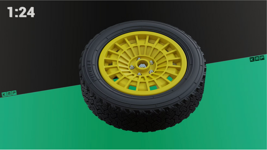 Lancia Stratos Safari rims set 1:24