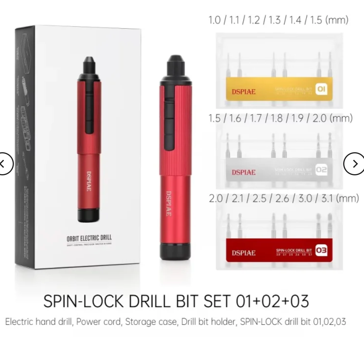 DSPIAE Spin-Lock Drill Bits