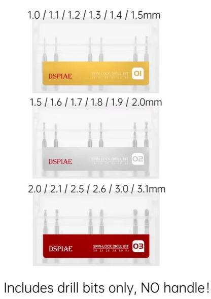 DSPIAE Spin-Lock Drill Bits