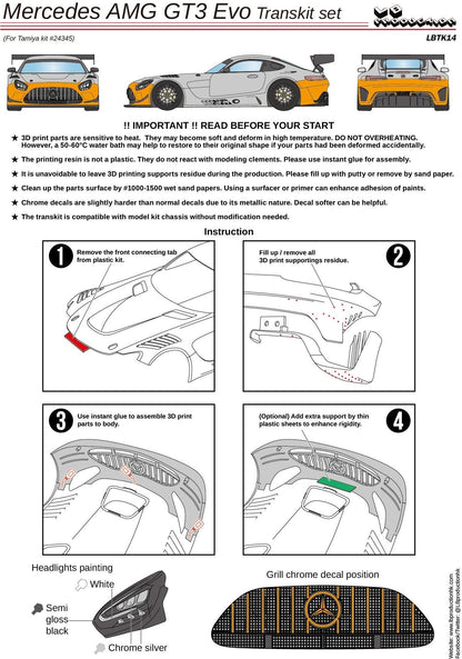 TRANSKIT MERCEDES AMG GT3 EVO