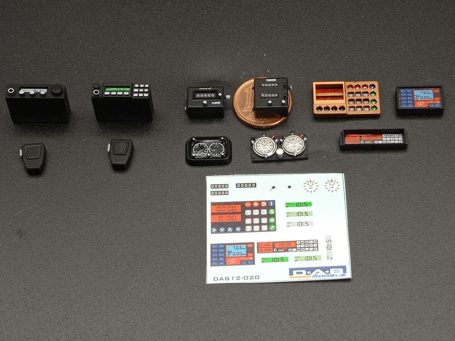 Trip meters, radios and timers Set Up