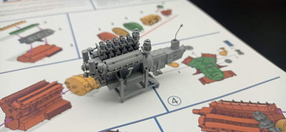 Ferrari Colombo V12 3.3L Engine 1/24