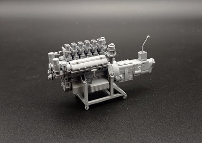 Ferrari Colombo V12 3.3L Engine 1/24