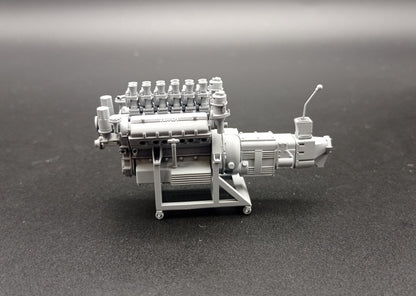 Ferrari Colombo V12 3.3L Engine 1/24