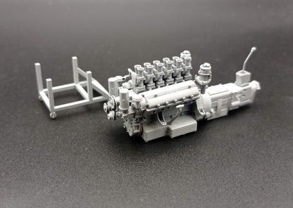 Ferrari Colombo V12 3.3L Engine 1/24
