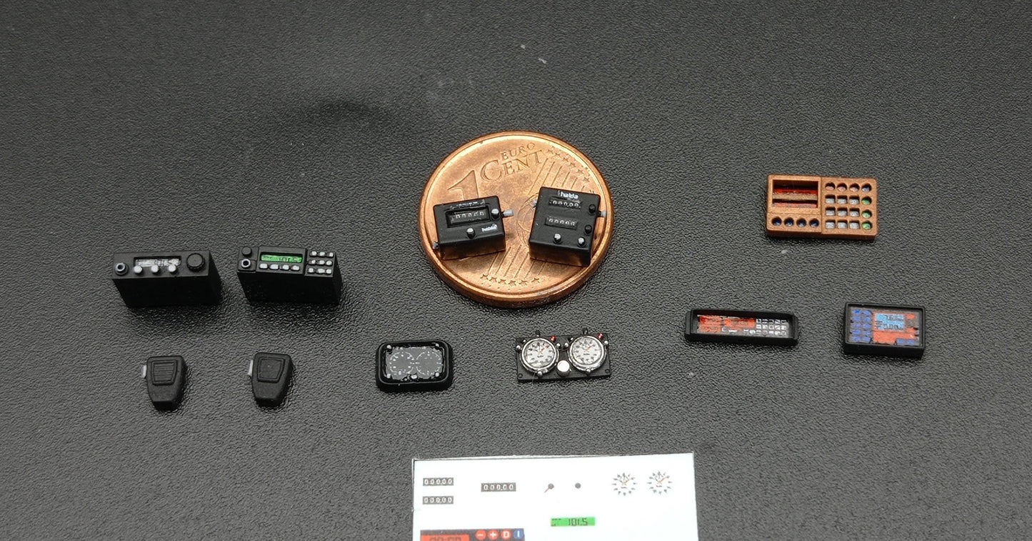 Trip meters, radios and timers Set Up