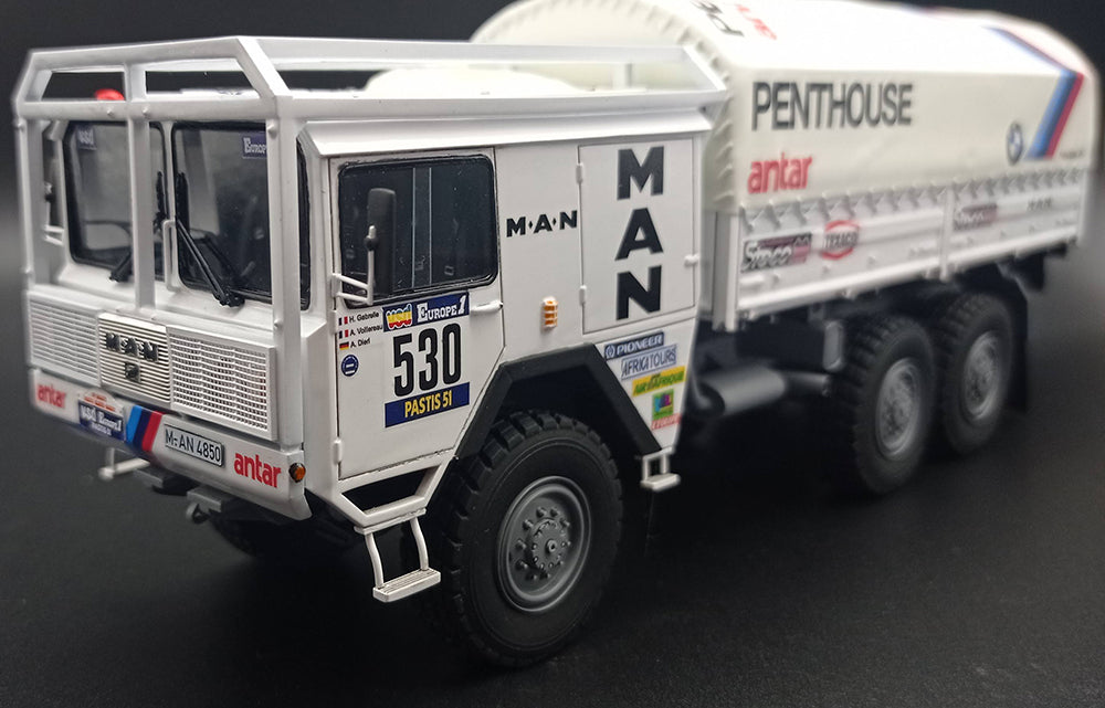 MAN 6X6 BMW ANTAR TEAM - PENTHOUSE - RALLY PARIS DAKAR 1984