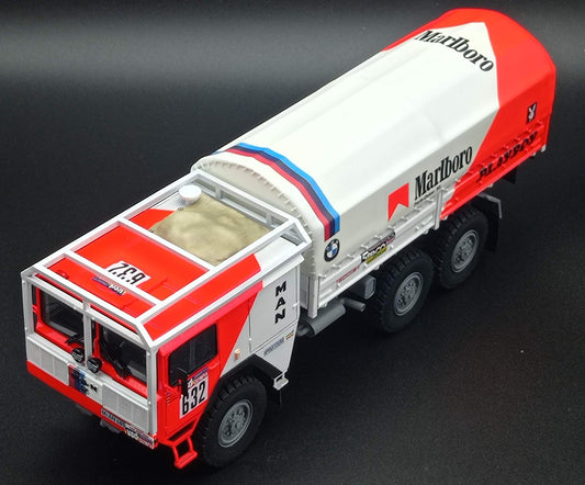 MAN 6X6 BMW PLAYBOY TEAM - MARLBORO - RALLY PARIS DAKAR 1985