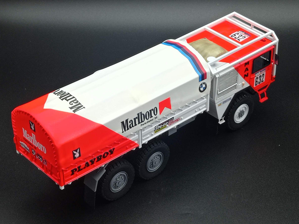 MAN 6X6 BMW PLAYBOY TEAM - MARLBORO - RALLY PARIS DAKAR 1985