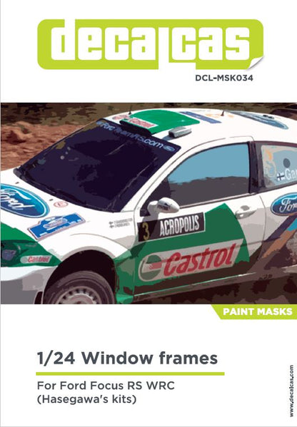 Ford Focus RS WRC - Window frames masks