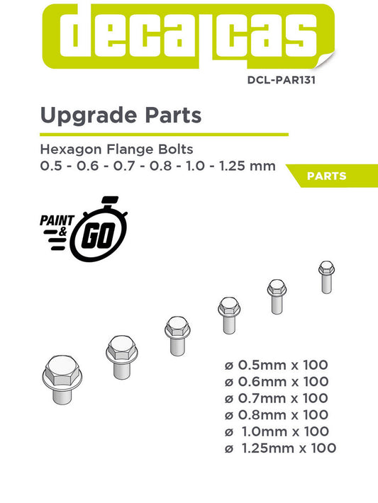 HEGAXON FLANGE BOLTS 0.5 - 1.25 MM