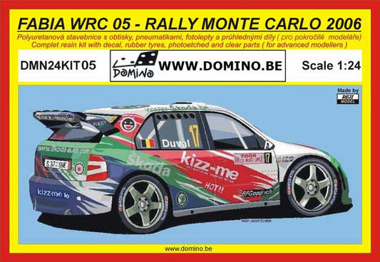 SKODA FABIA WRC 05 - RALLY MONTE CARLO 2006 - FRANÇOIS DUVAL