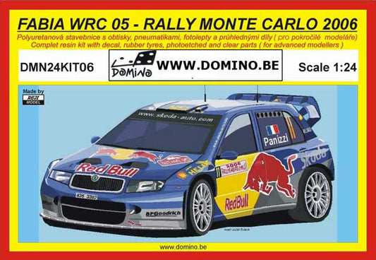 SKODA FABIA WRC 05 RED BULL - RALLY MONTE CARLO 2006 - PANIZZI