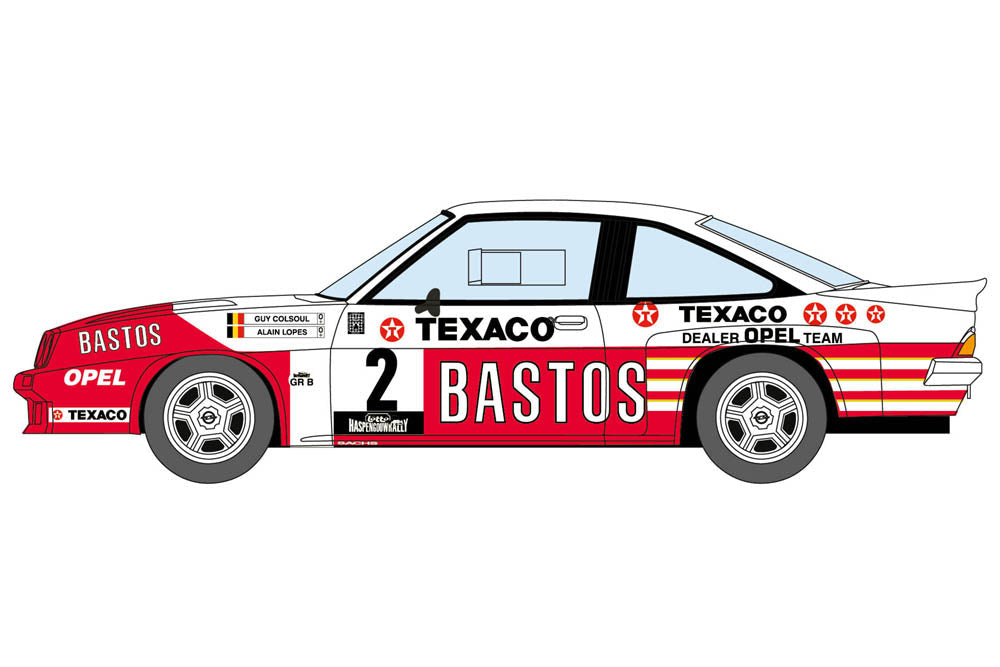 AUTOCOLLANTS OPEL 400 BASTOS TEXACO RALLY TEAM 1985