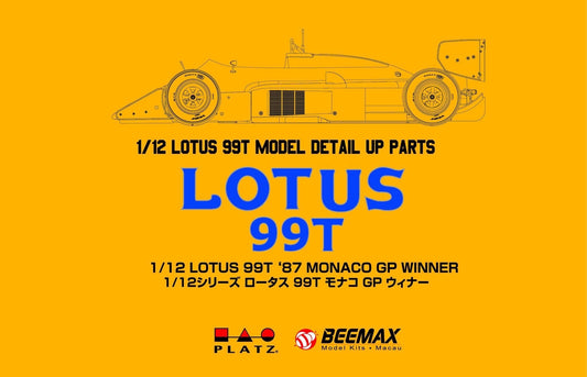 MISE EN PLACE DE DÉTAIL - 1/12 LOTUS 99T - CHAMPIONS DU MONDE F1 1987 - GP DE MONACO