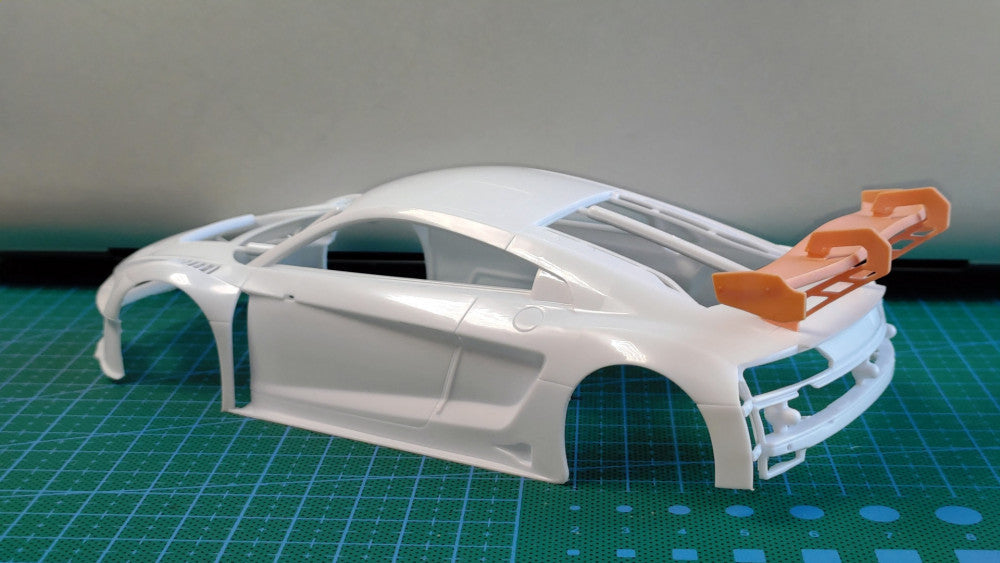 Frame Mount Wing R8 REAR WING SET - AUDI R8 LMS EVO II – dmodelkits
