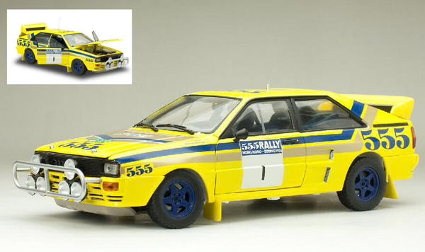 AUDI QUATTRO A2 - 555 - STIG BLOMQVIST HONG KONG BEIJING RALLY WINNER