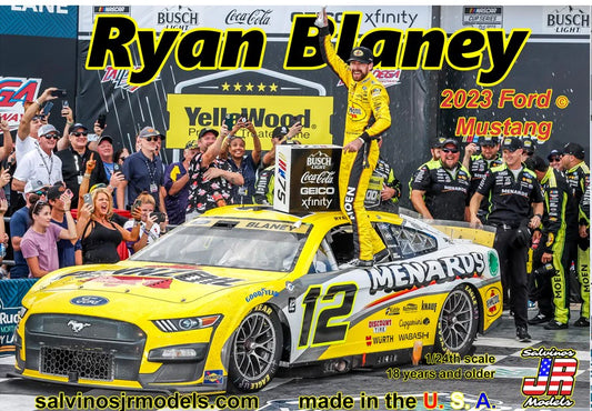 FORD MUSTANG 2023 - RYAN BLANEY - NASCAR 2023 - penzoil menards race winner